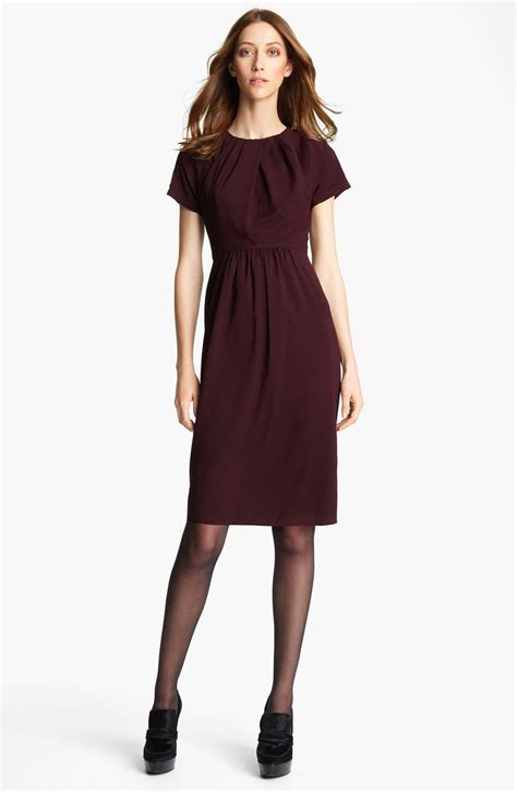 burberry dress cheap|burberry pleated neck franny dress.